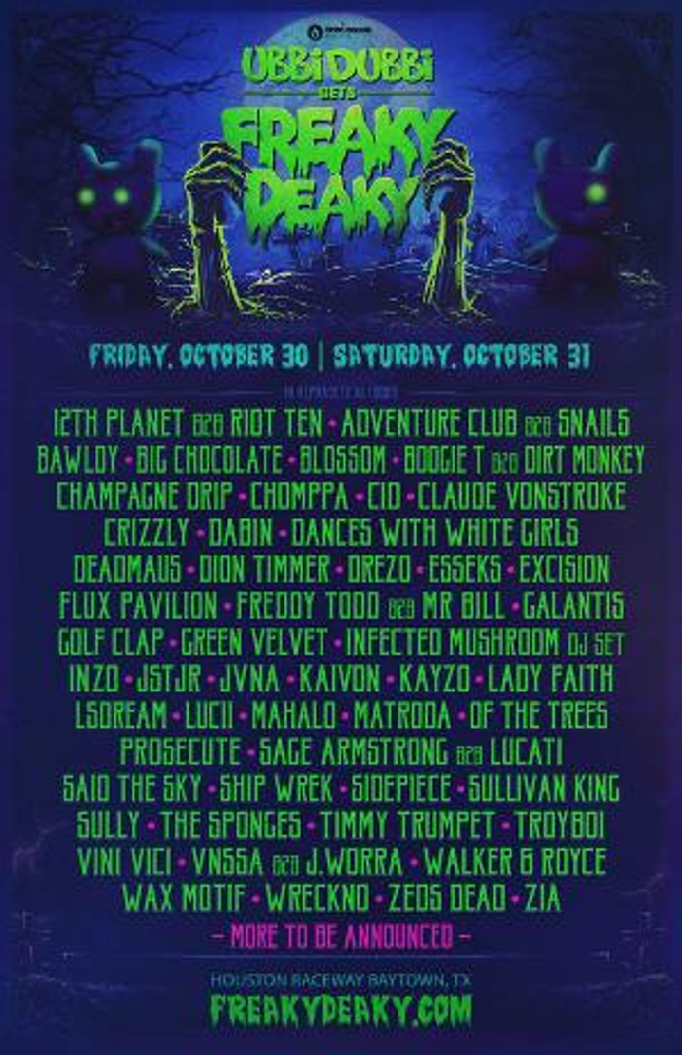 Disco Donnie Presents Announces UBBI DUBBI GETS FREAKY DEAKY Phase 1 Lineup  Image