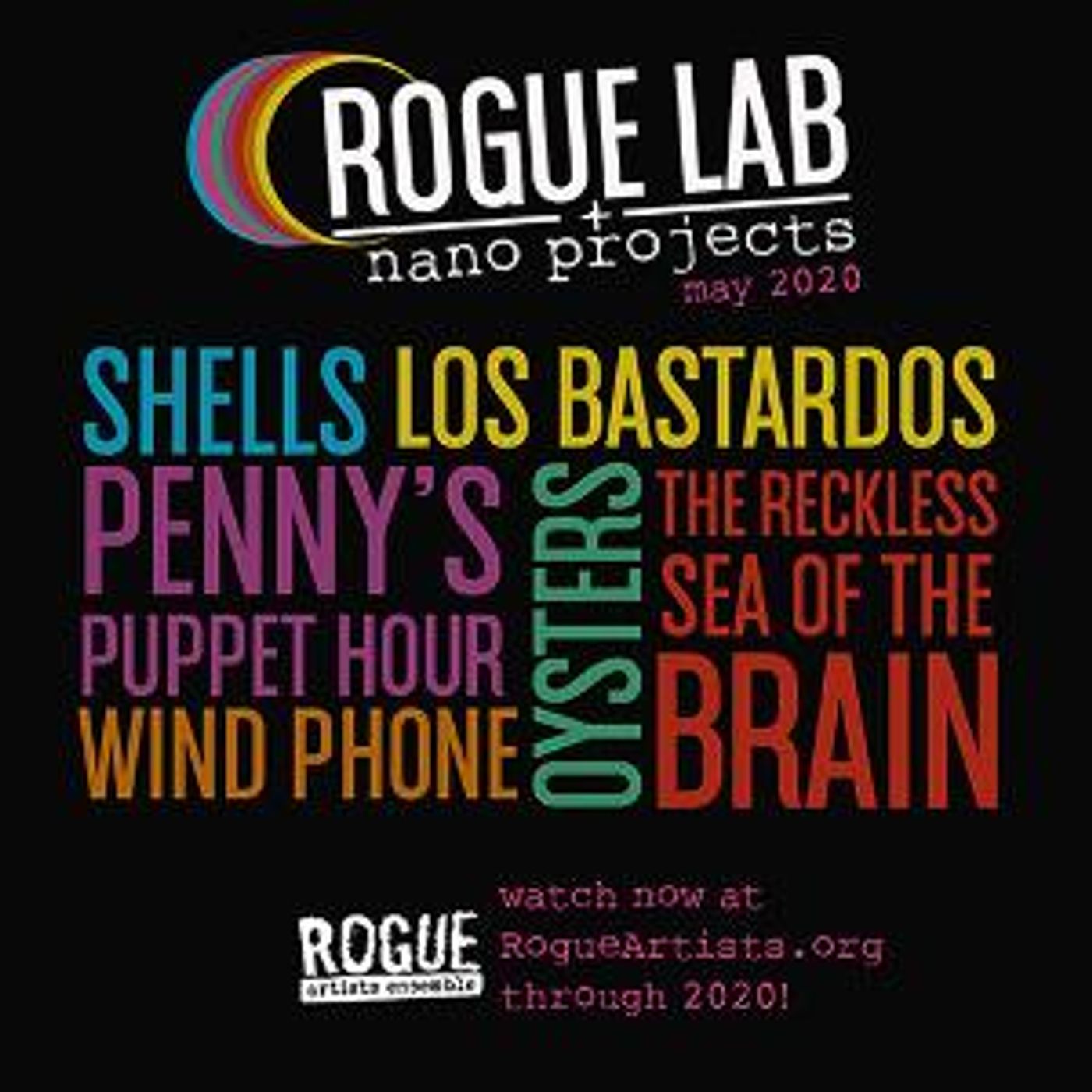 Rogue Artists Ensemble Launches 2020 'Rogue Lab Nano Projects'  Image