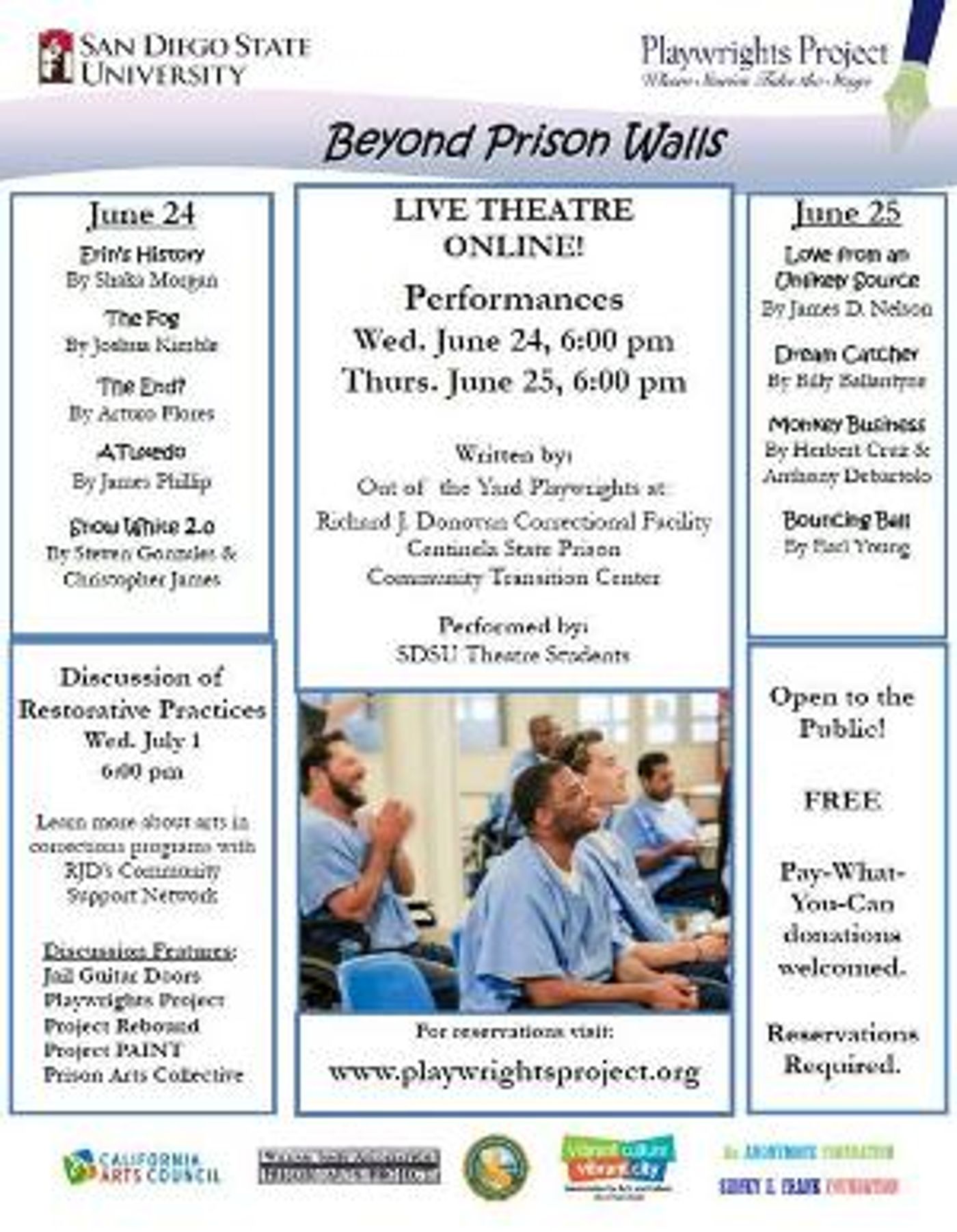 Rehabilitation Extends BEYOND PRISON WALLS In Zoom Performance  Image