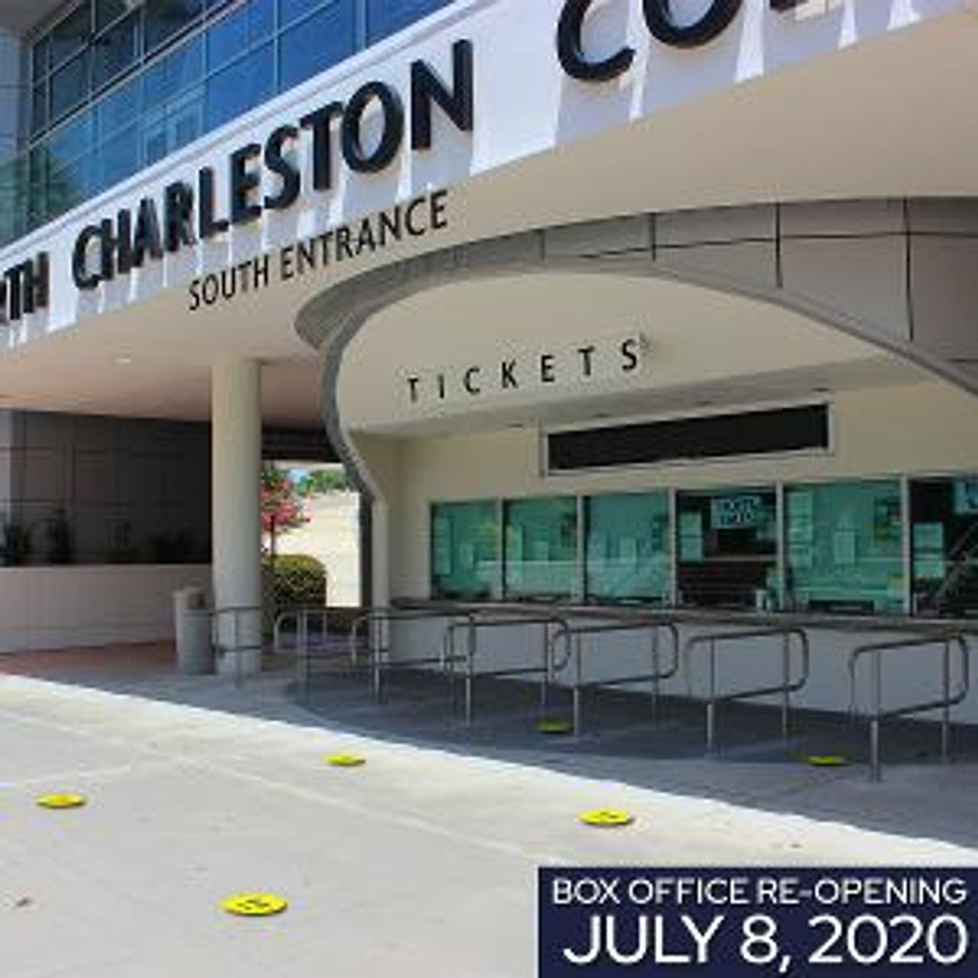North Charleston Coliseum Advance Ticket Office Re-Opens July 8  Image