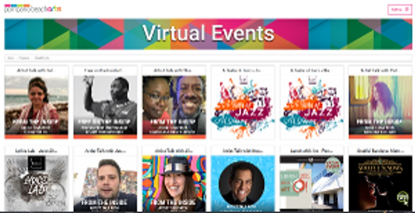 Pompano Beach Arts Launches Vast Array Of Virtual Programs  Image
