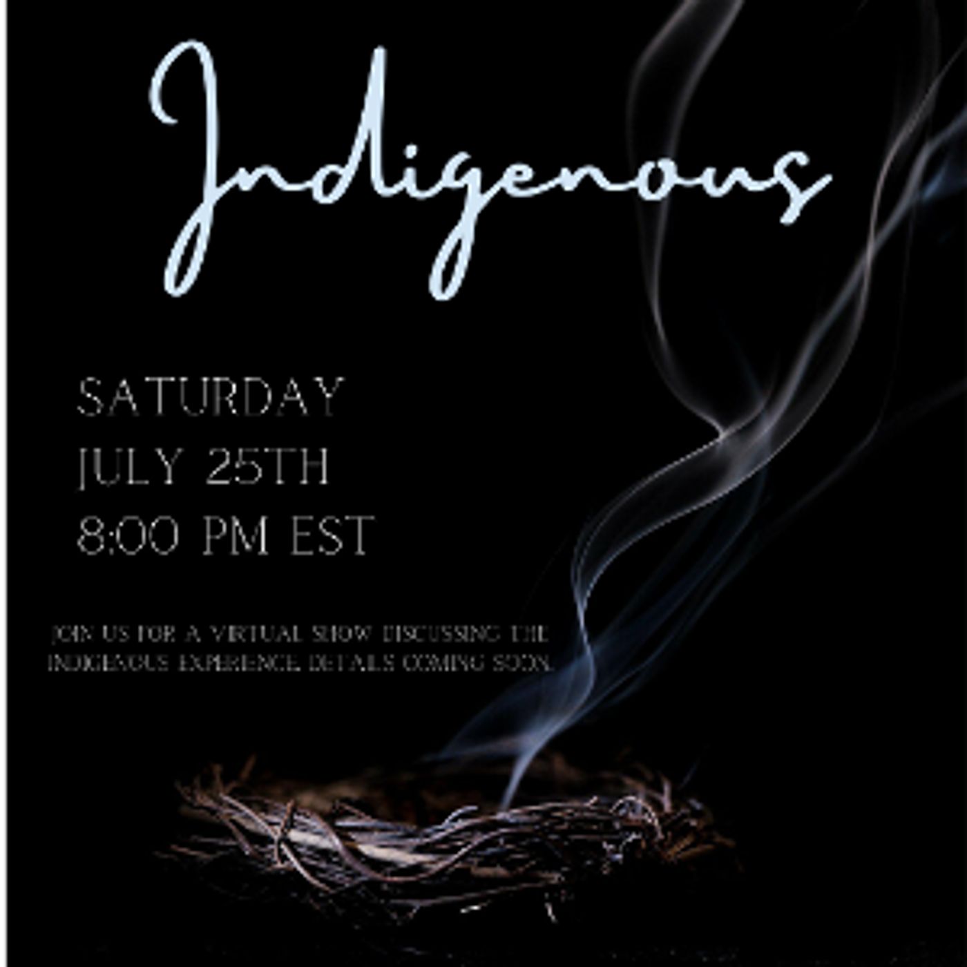 No Peeking Theatre Presents INDIGENOUS; An Online Theatrical Presentation Of The Native Experience  Image