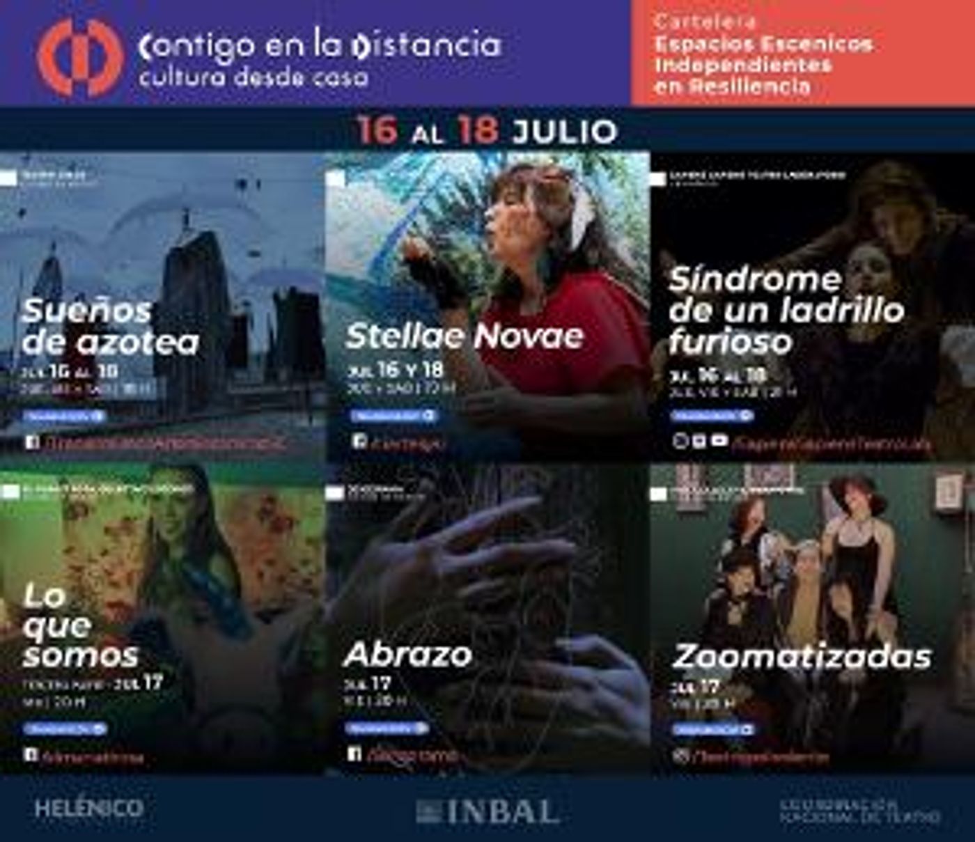 Inicia Programación Con Tres Obras De Beneficiarios De Espacios Escénicos Independientes En Resiliencia  Image