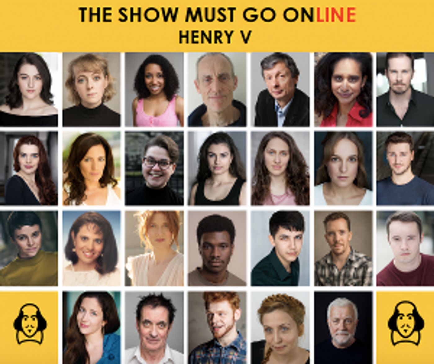 Full Cast Announced For The Show Must Go Online's Livestreamed Reading Of THE HISTORY OF HENRY V  Image