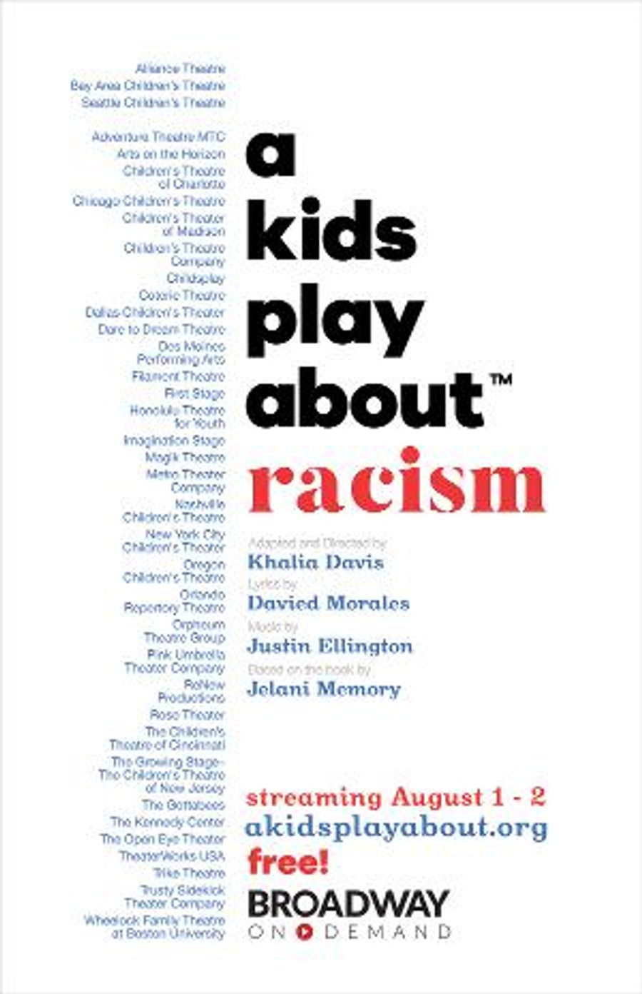 Honolulu Theatre For Youth Announces A KIDS PLAY ABOUT RACISM Image