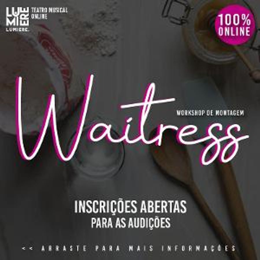 Instituto Lumiere Promove Workshop Online De 'Waitress' Image