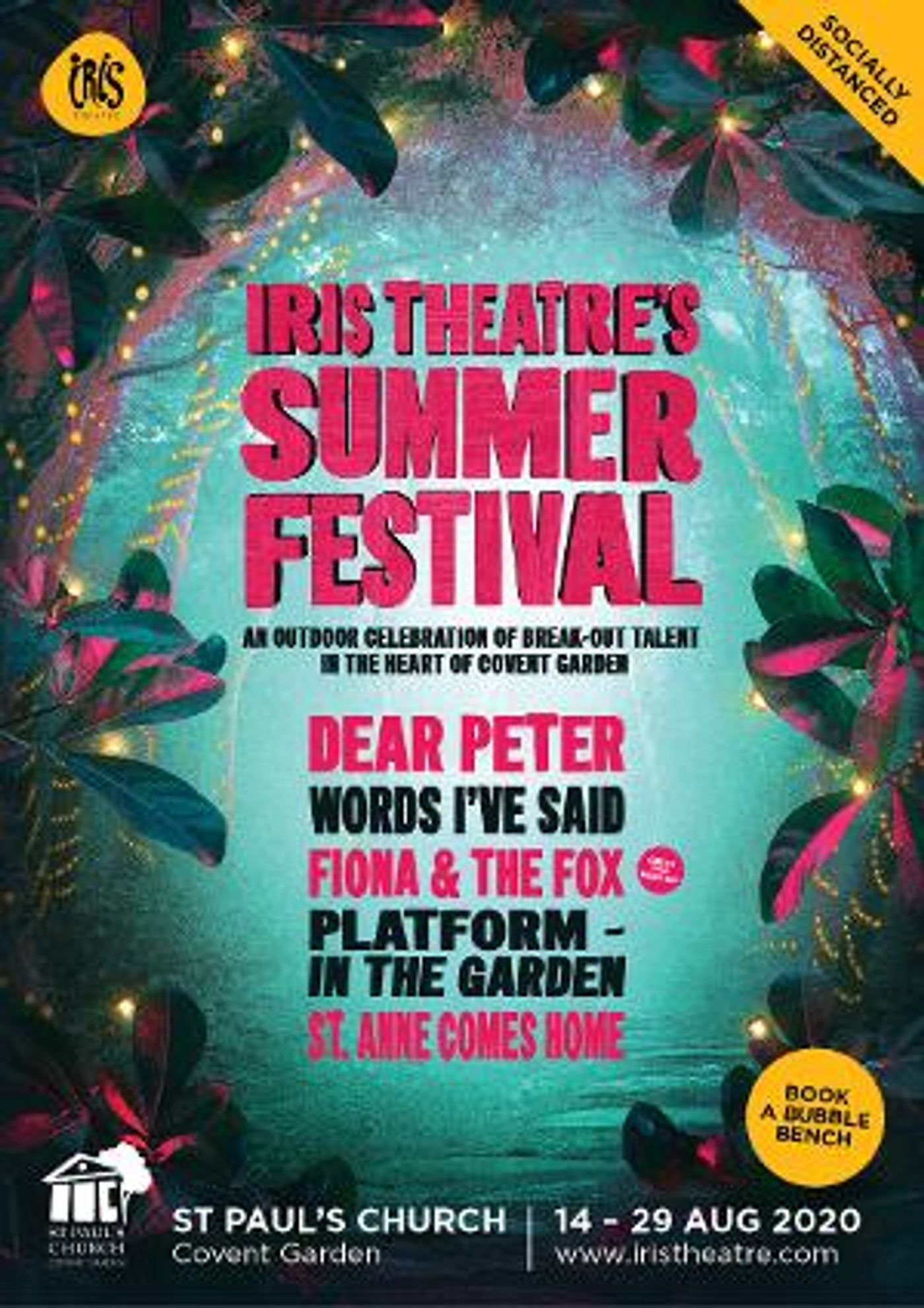 Iris Theatre Announces Outdoor Summer Festival Lineup  Image