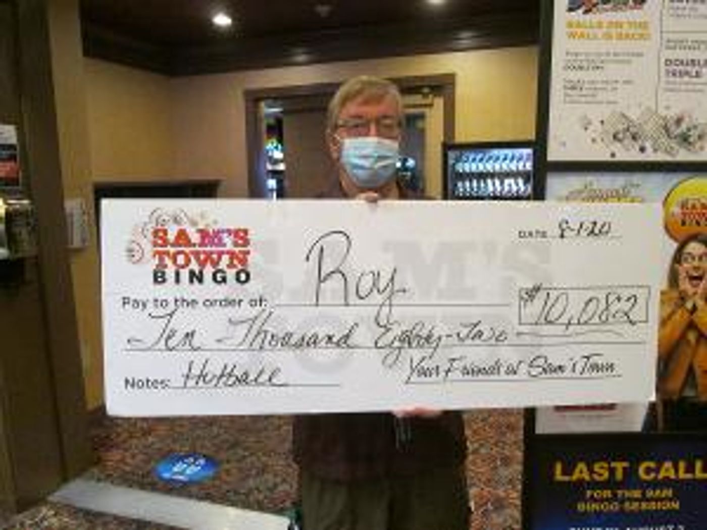 Local Resident Scores $10,000+ On A Bingo Hotball Jackpot At Sam's Town Las Vegas  Image