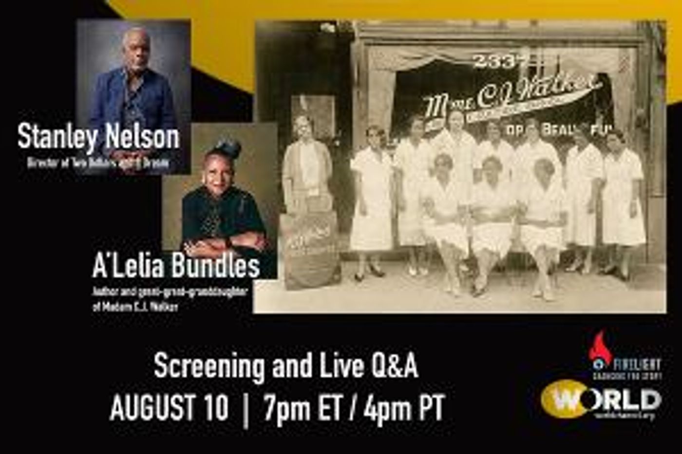 WORLD Channel to Screen Film and Conversation on Madame CJ Walker  Image