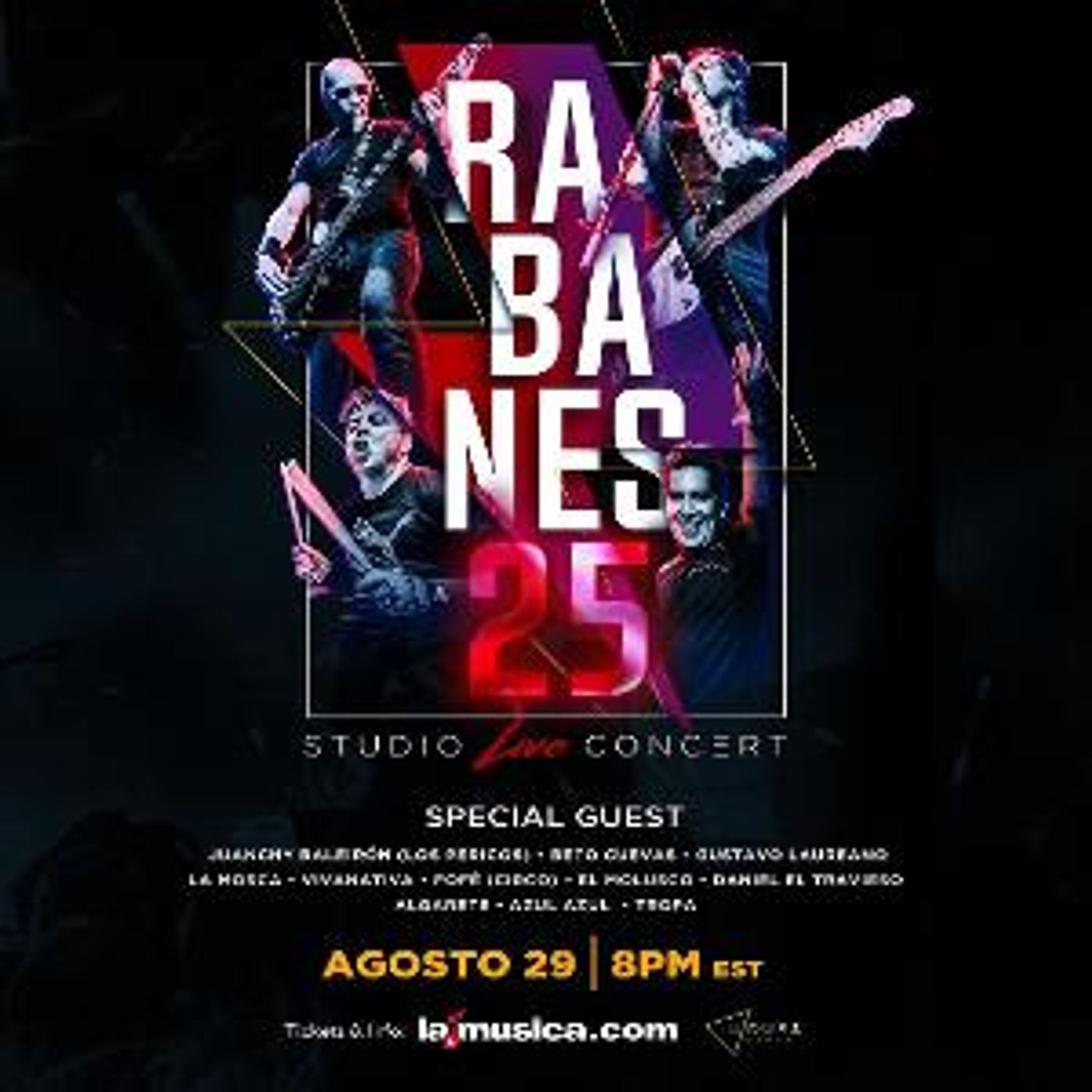 Los Rabanes Celebran Su 25 Aniversario Con Un Concierto Virtual A Traves De LaMusica.com  Image