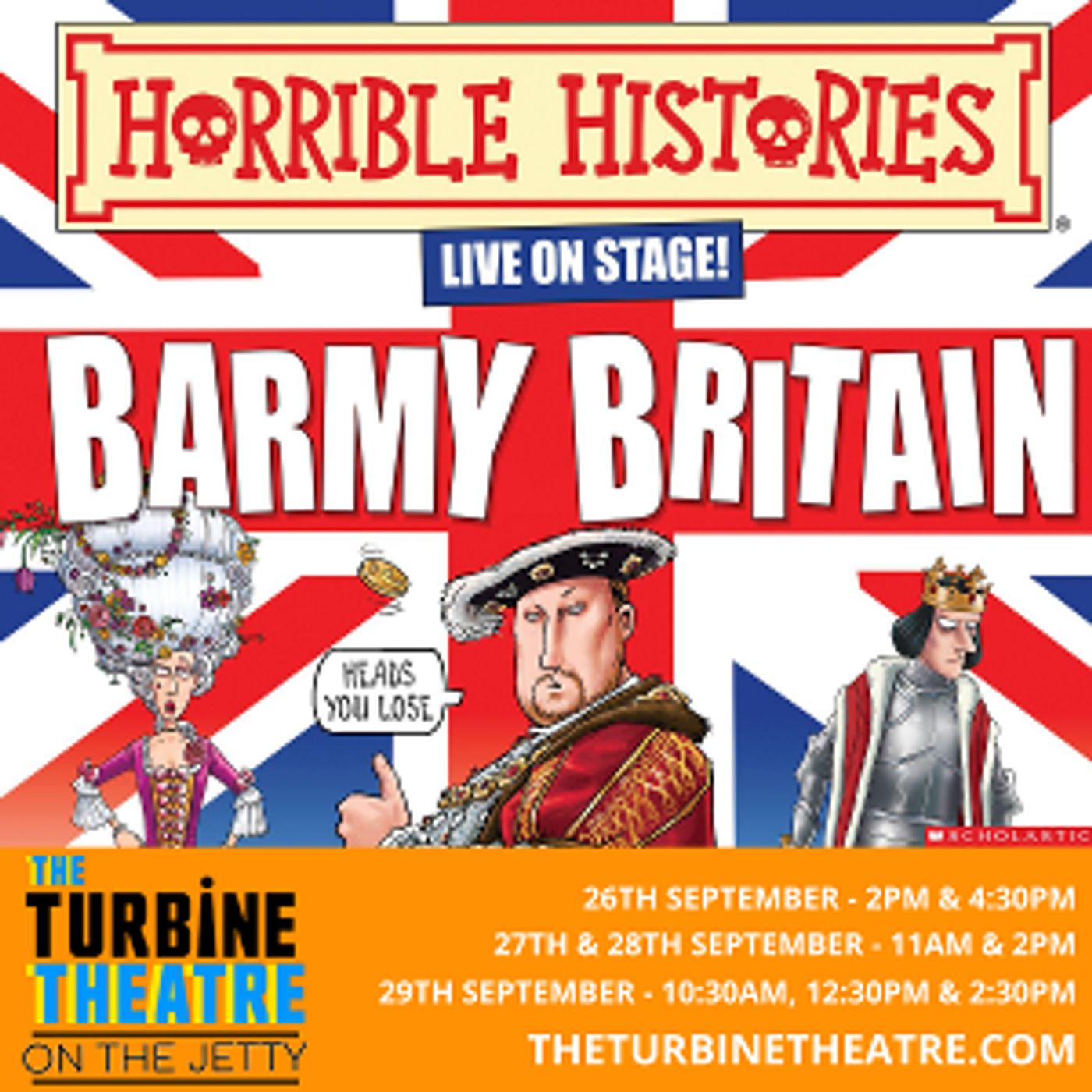 HORRIBLE HISTORIES Comes To North and South London  Image