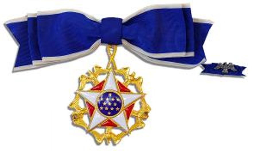 Presidential Medal Of Freedom Awarded To Martha Raye For Her Service To The Troops To Be Auctioned Image