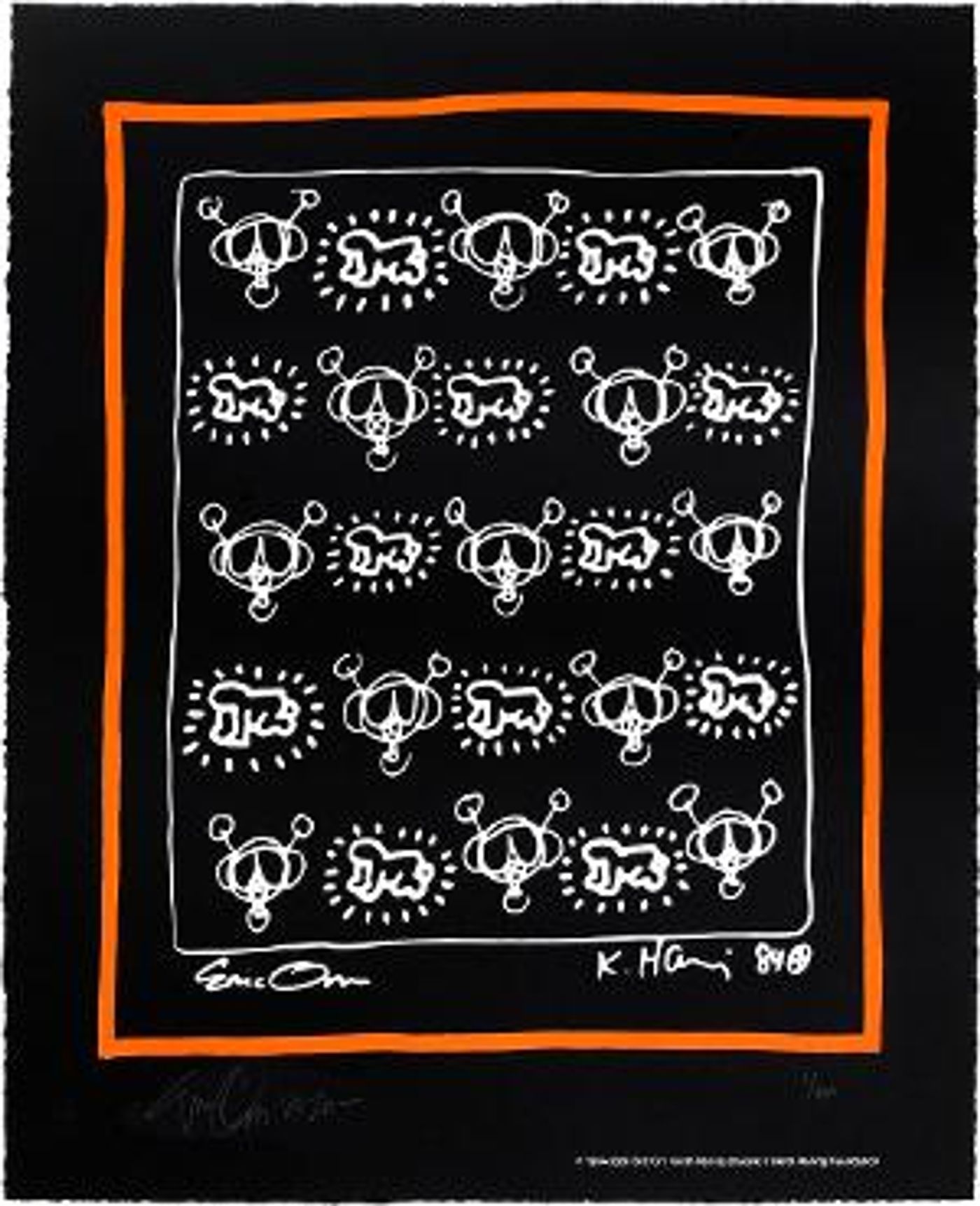 Gary Lichtenstein Editions Announces Eric Orr & Keith Haring Collaboration  Image