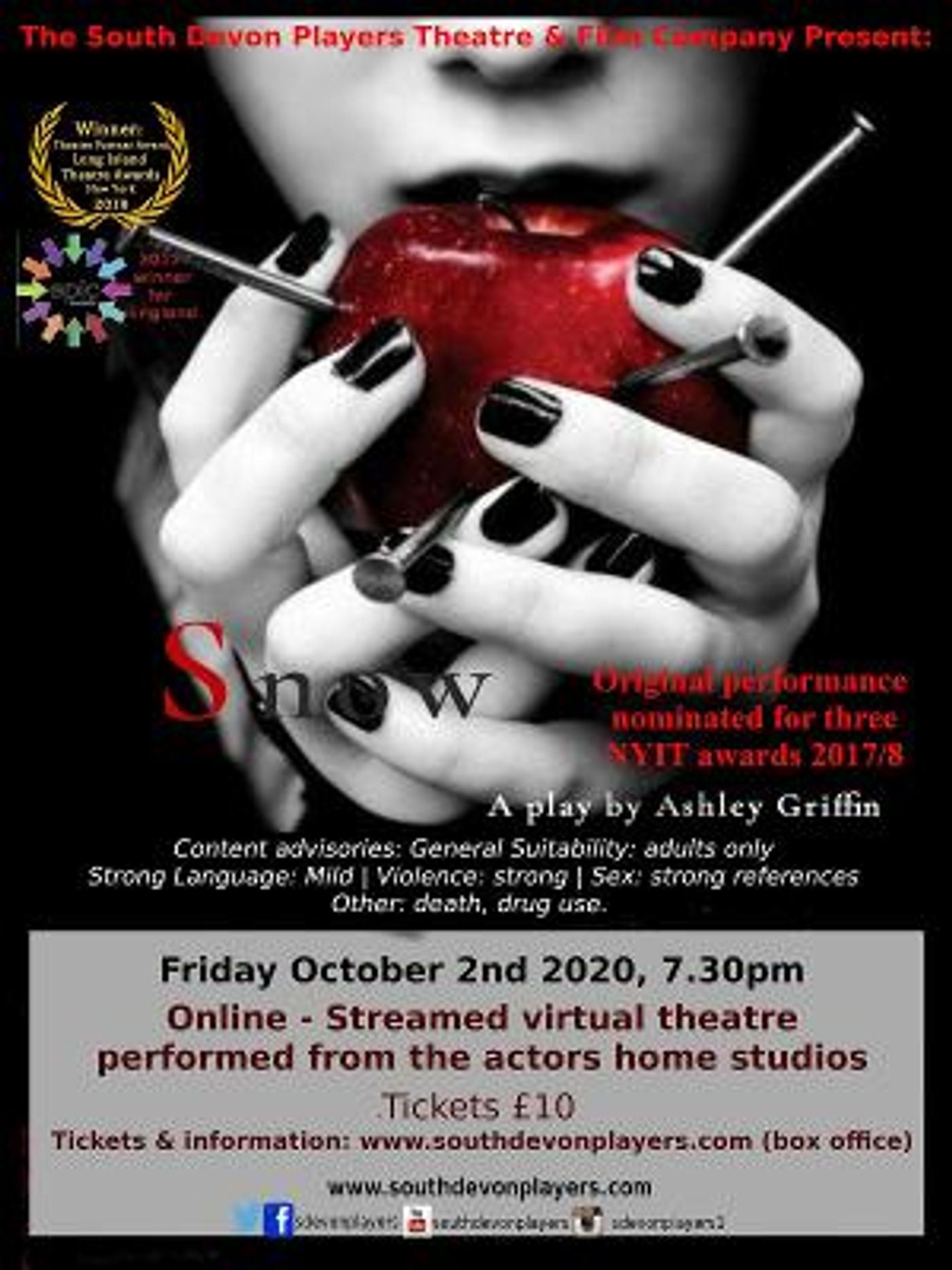 Meredith Patterson and Jordan Lage Join Virtual UK Premiere Of SNOW  Image