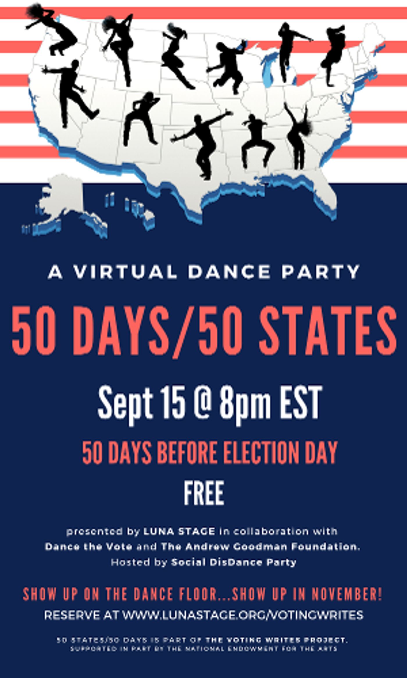 Luna Stage Presents 50 DAYS/50 STATES  Image