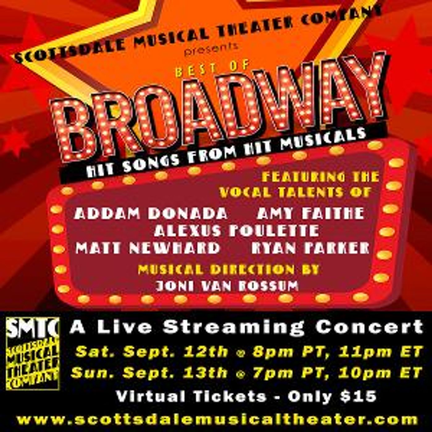 Scottsdale Musical Theater Presents A Live Stream Concert  Image