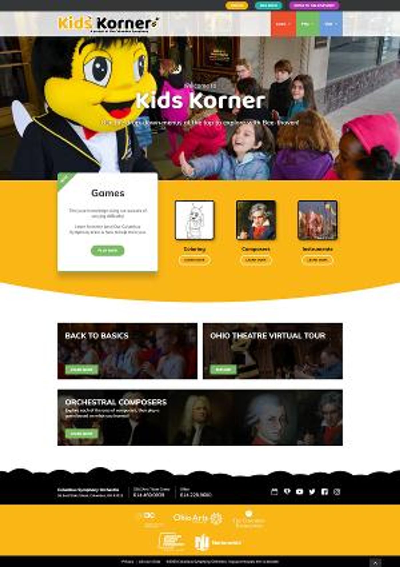 Columbus Symphony Unveils Two New Music Education Web Sits For Kids and Teens  Image