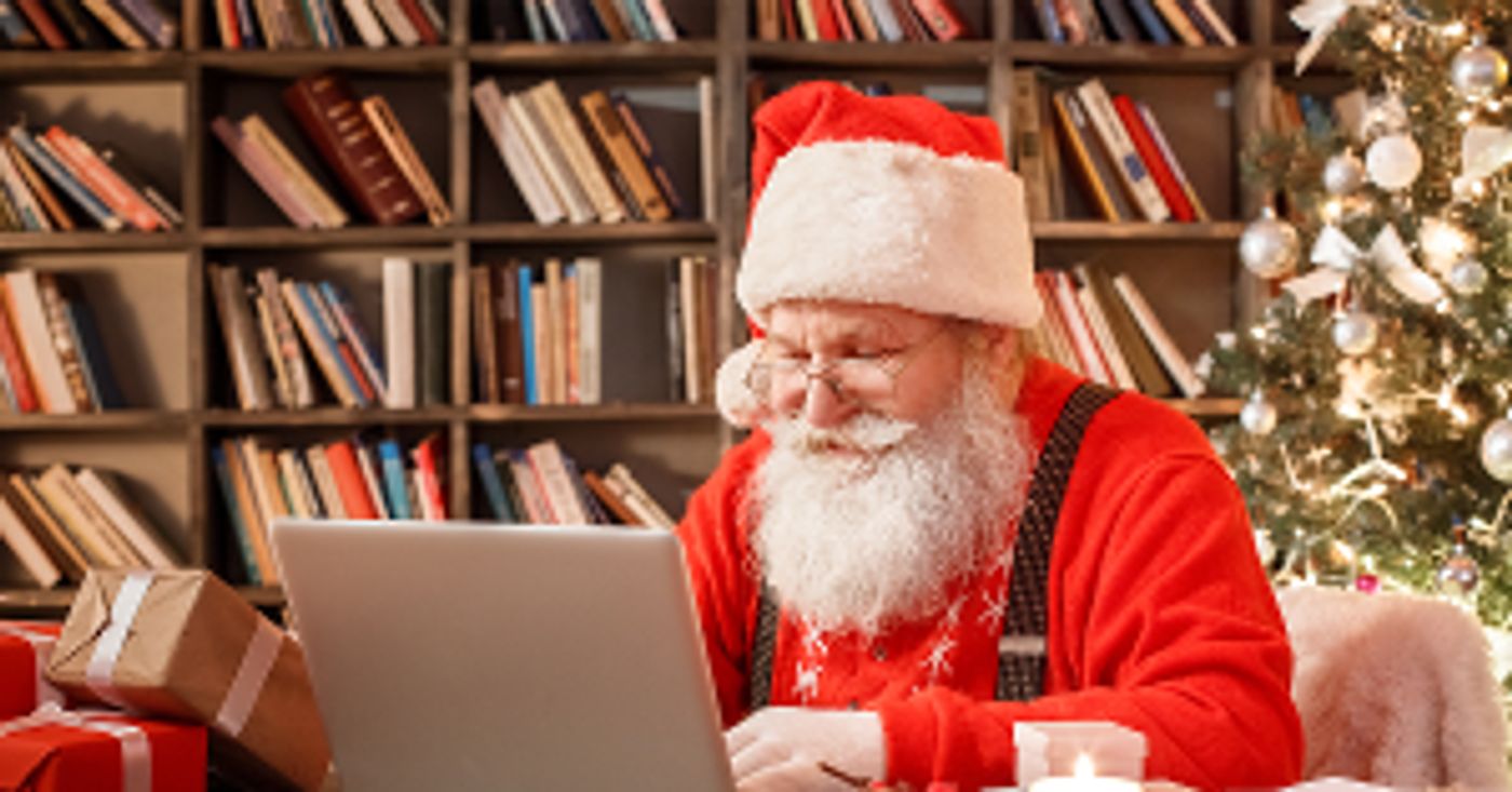 Santa Is Going Digital Direct From The North Pole  Image