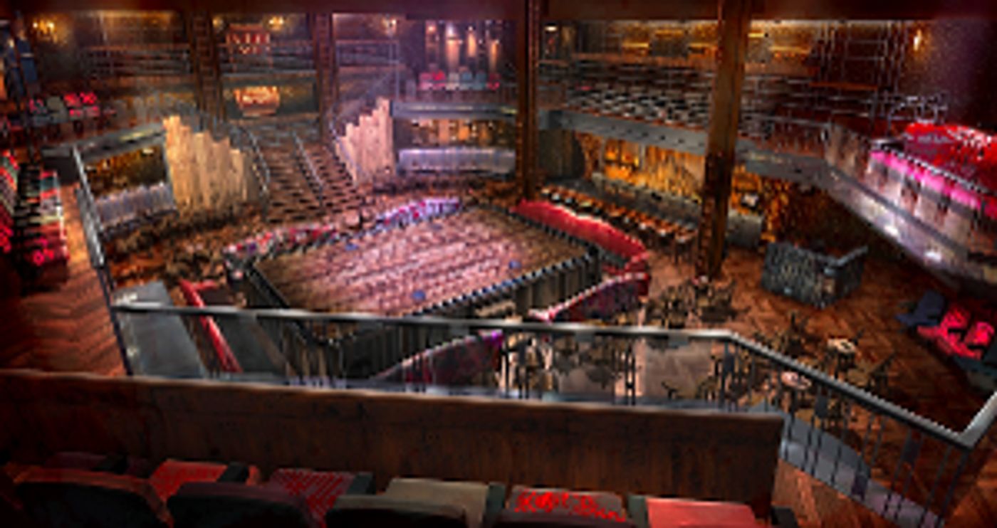 Construction Of The New MAGIC MIKE LIVE Theater At SAHARA Las Vegas Now Underway  Image