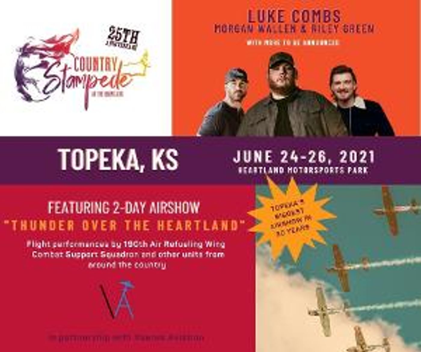 Country Stampede Returns For 25th Year June 2021  Image