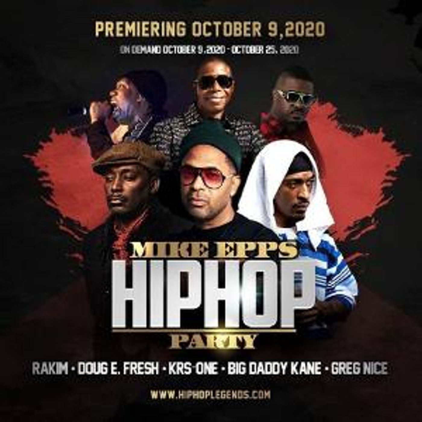 Doug E. Fresh, Rakim, KRS-One, Big Daddy Kane & Greg Nice Reunite For MIKE EPPS HIP HOP PARTY  Image