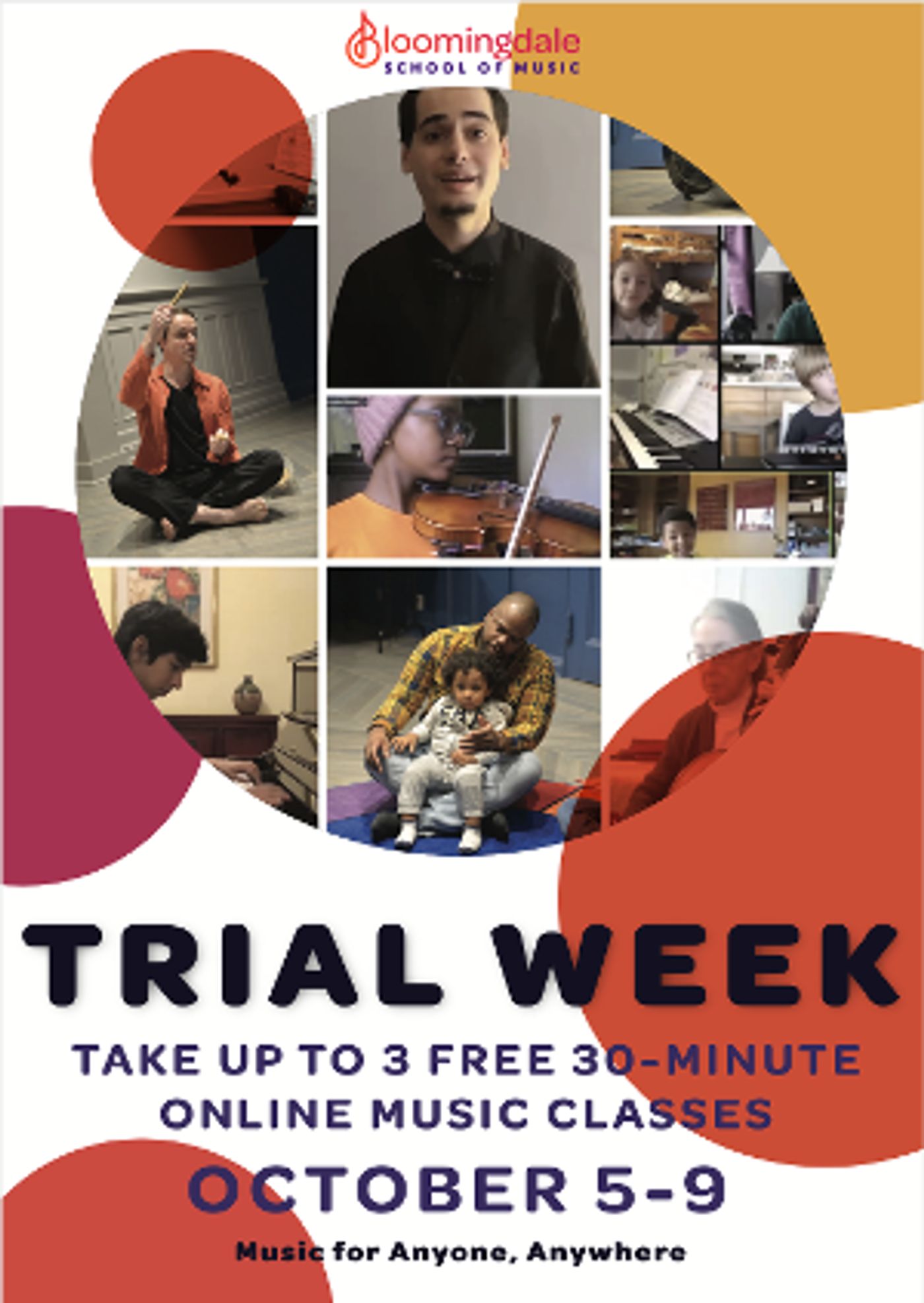 Bloomingdale School Of Music Offers Free Trials Of Virtual Fall Music Classes Through October 9  Image