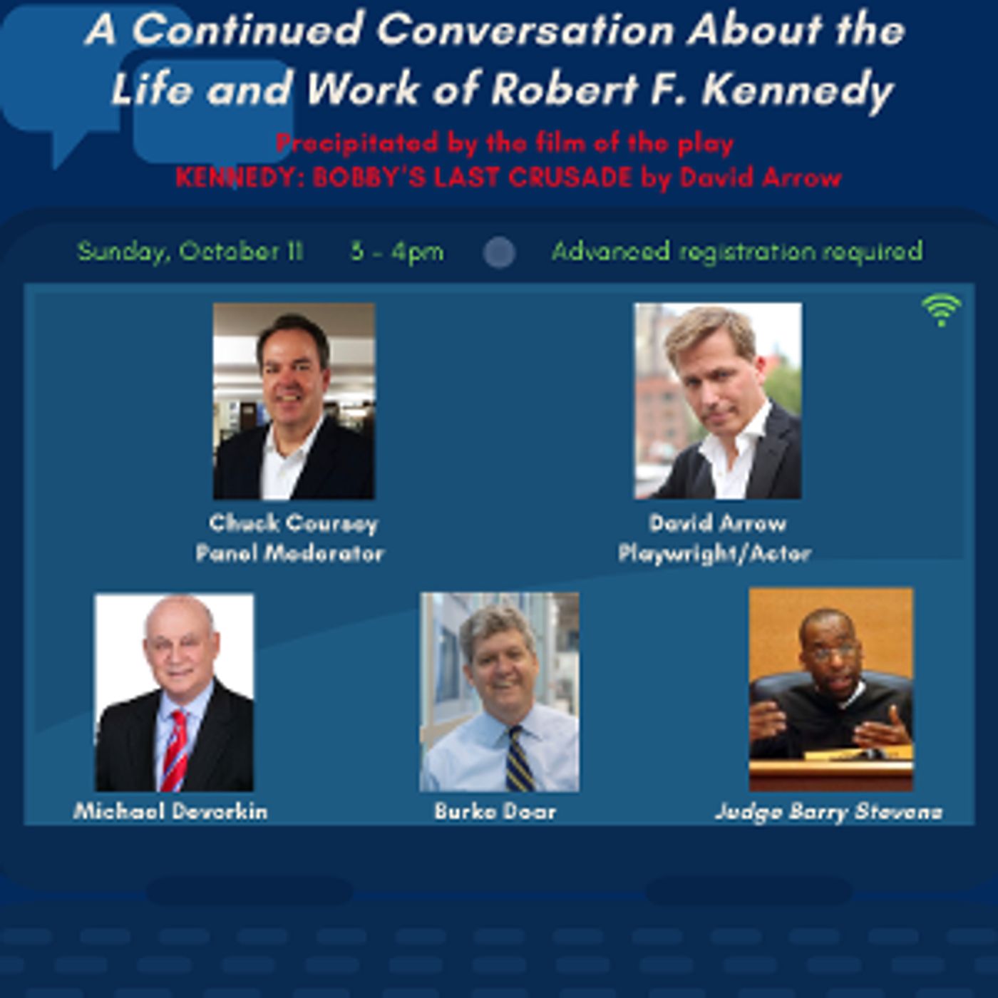 Playhouse On Park Will Host A Virtual Panel About The Life And Work Of Robert F. Kennedy  Image