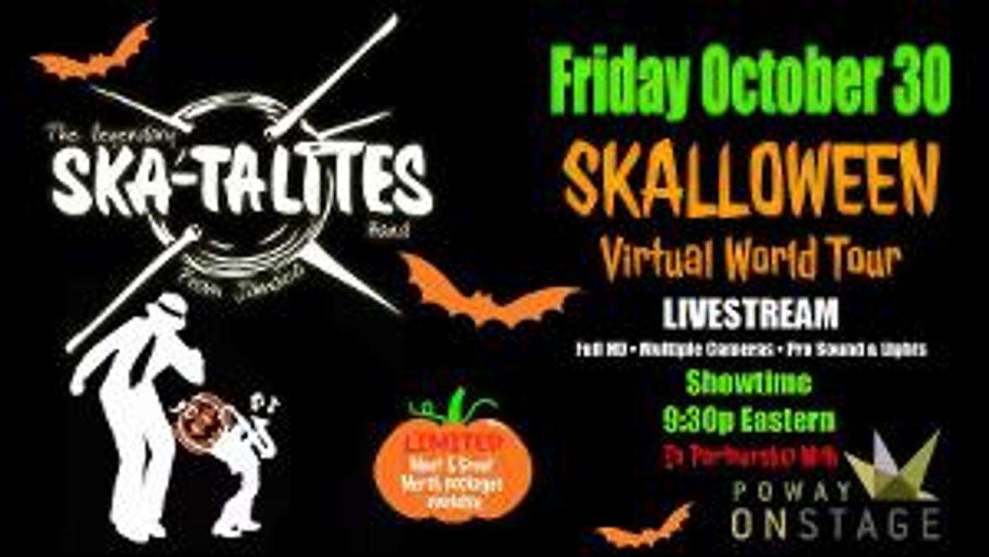 Poway OnStage to Stream The Skatalites SKALLOWEEN Virtual World Tour!  Image