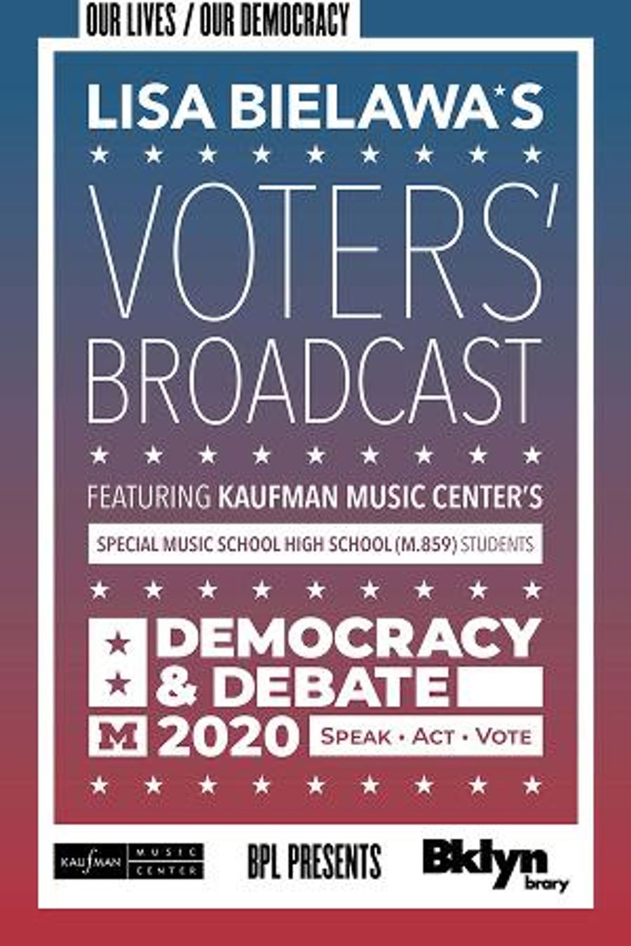 Lisa Bielawa's Election Year Musical Work VOTERS' BROADCAST Premieres Live Outdoors At Brooklyn Public Library Image