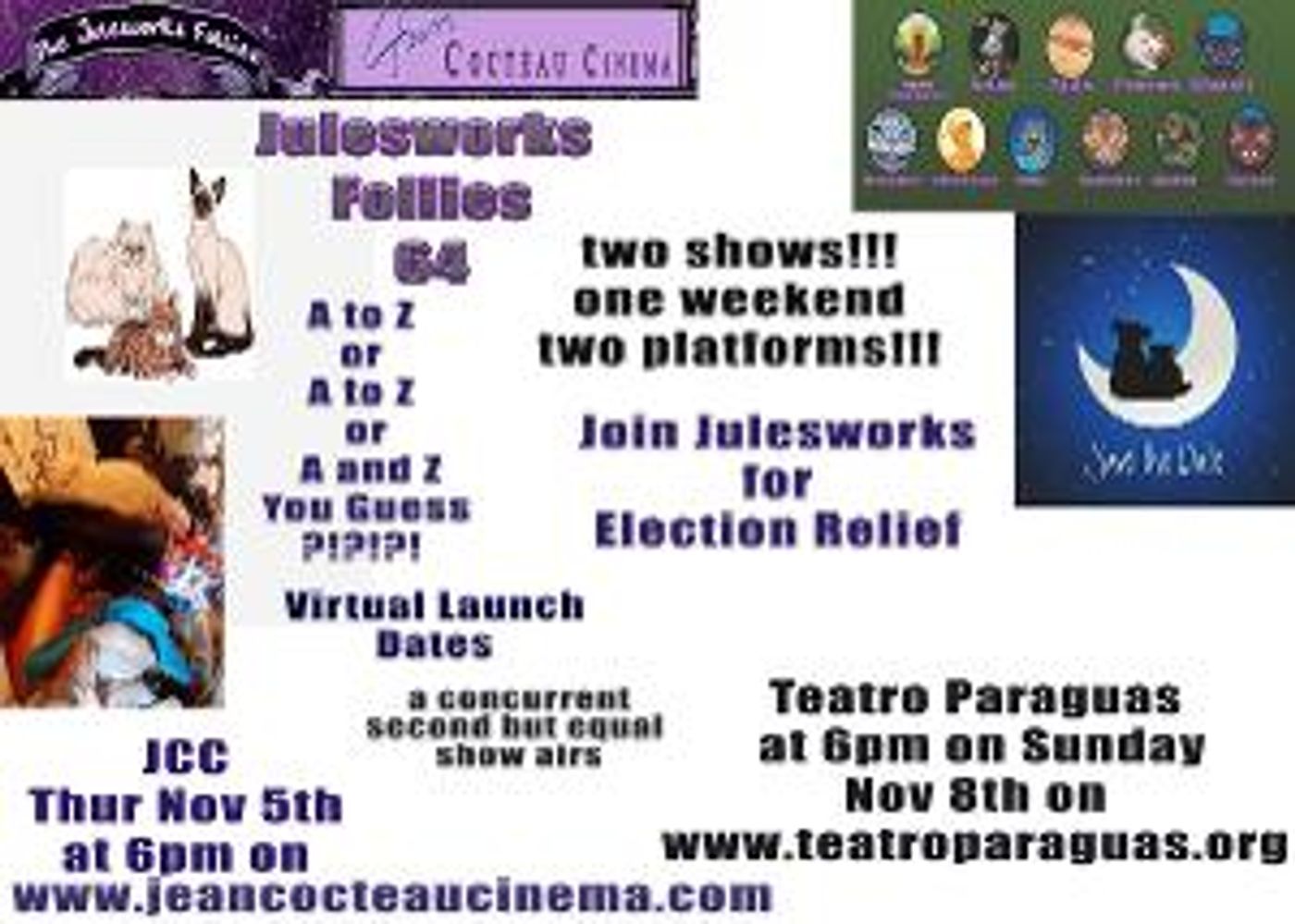 Julesworks Presents Follies #64 Election Relief  Image