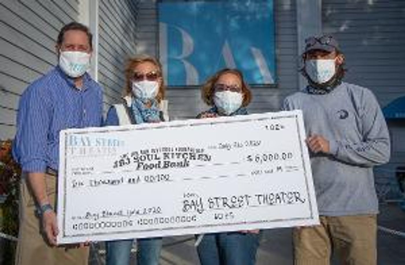 Bay Street Presents $6,000 Check To JBJ Soul Kitchen Food Bank  Image