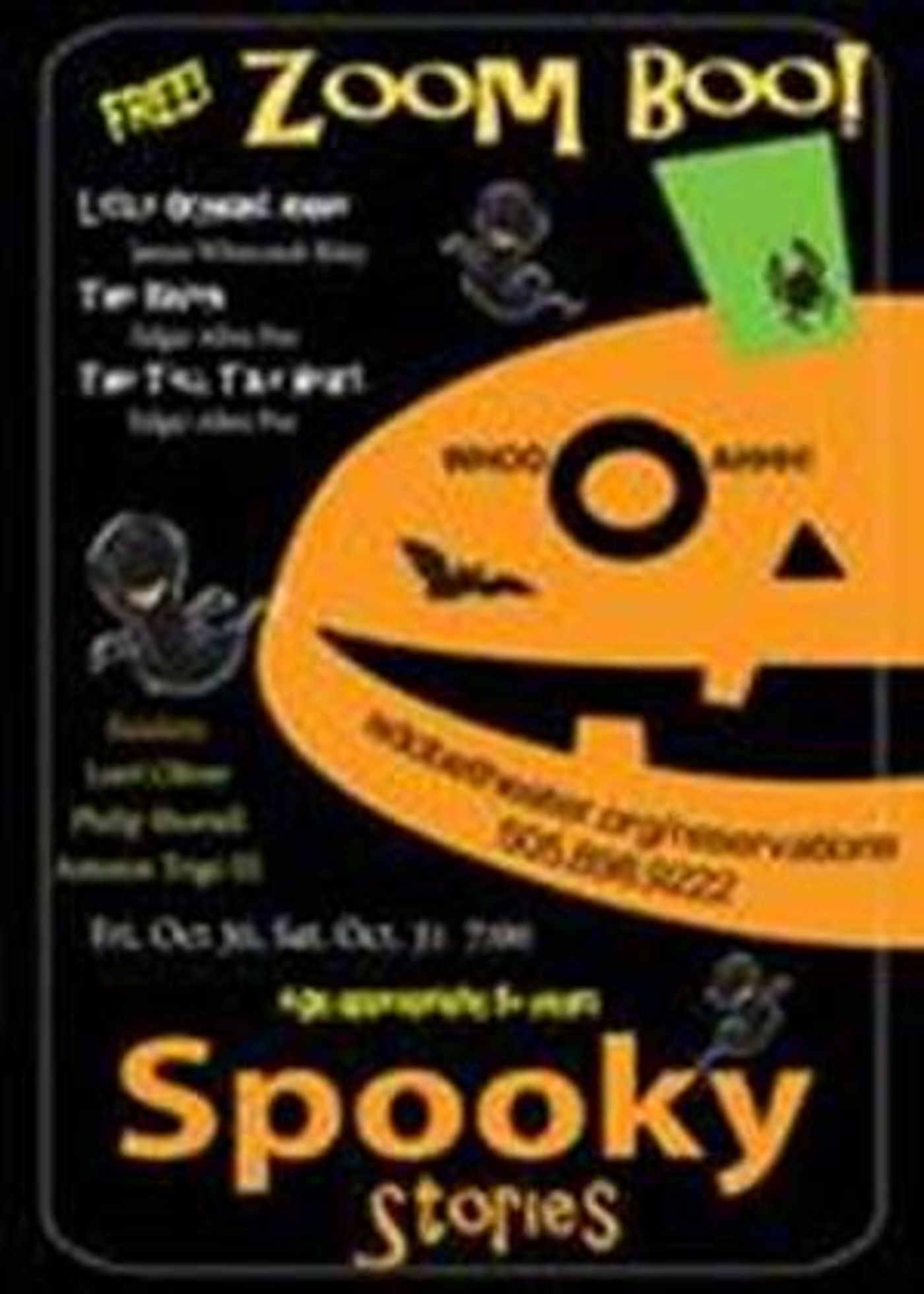 The Adobe Theater Presents Zoom Entertainment For Halloween  Image