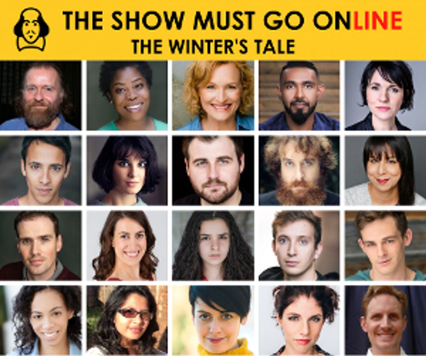 The Show Must Go Online Announces Full Cast For Livestreamed Reading Of THE WINTER'S TALE  Image
