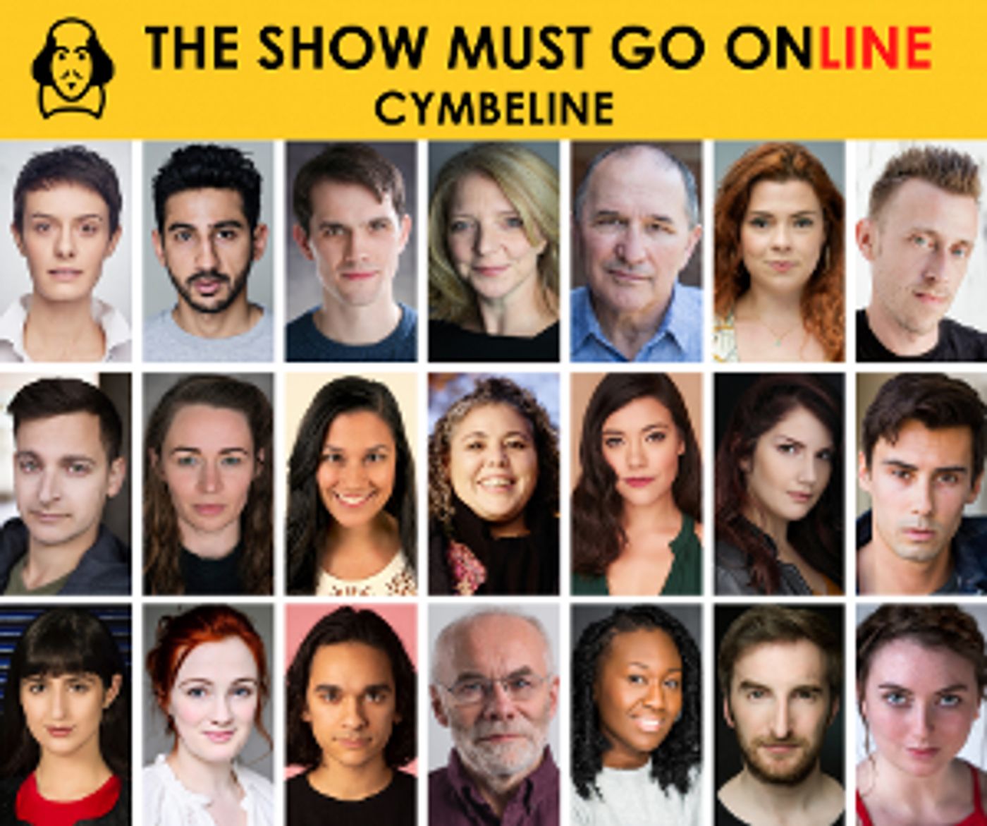 The Show Must Go Online Announce Full Cast For Livestreamed Reading Of CYMBELINE  Image