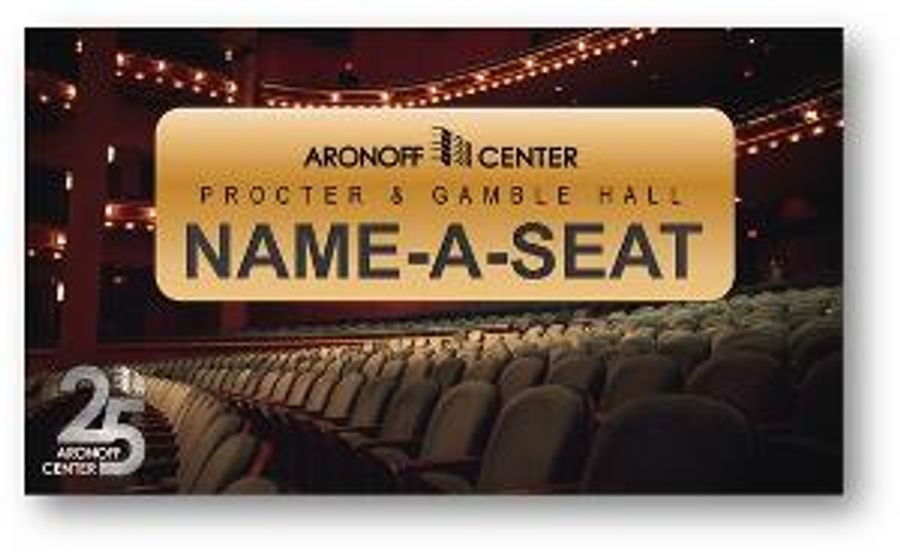Aronoff Center Announces Name-A-Seat Opportunity Image