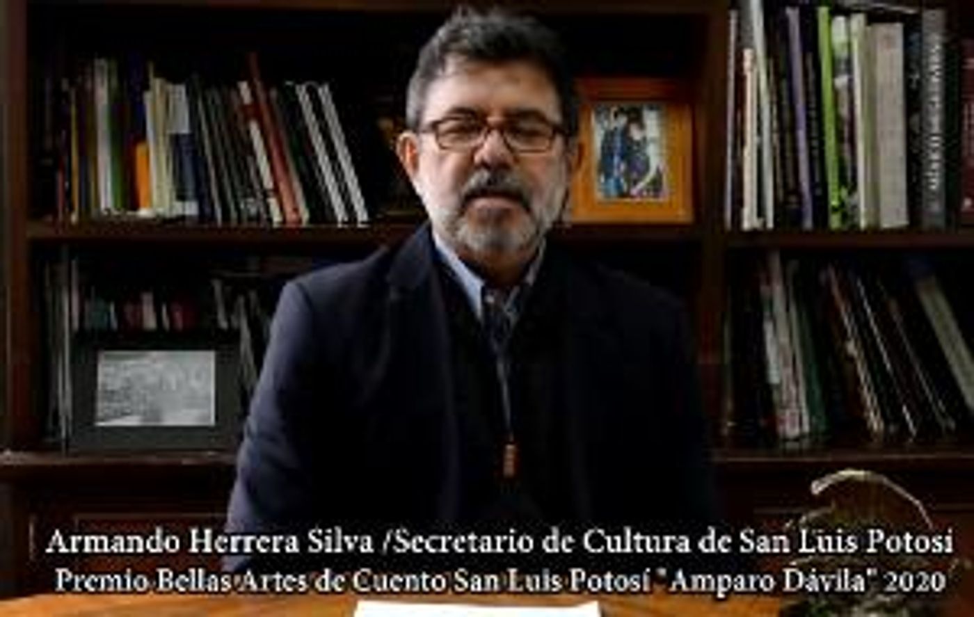 Entregan A Nestor Isay Pinacho Espinosa El Premio Bellas Artes De Cuento San Luis Potosí Amparo Dávila 2020  Image