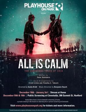Playhouse On Park Will Stream ALL IS CALM: THE CHRISTMAS TRUCE OF 1914  Image