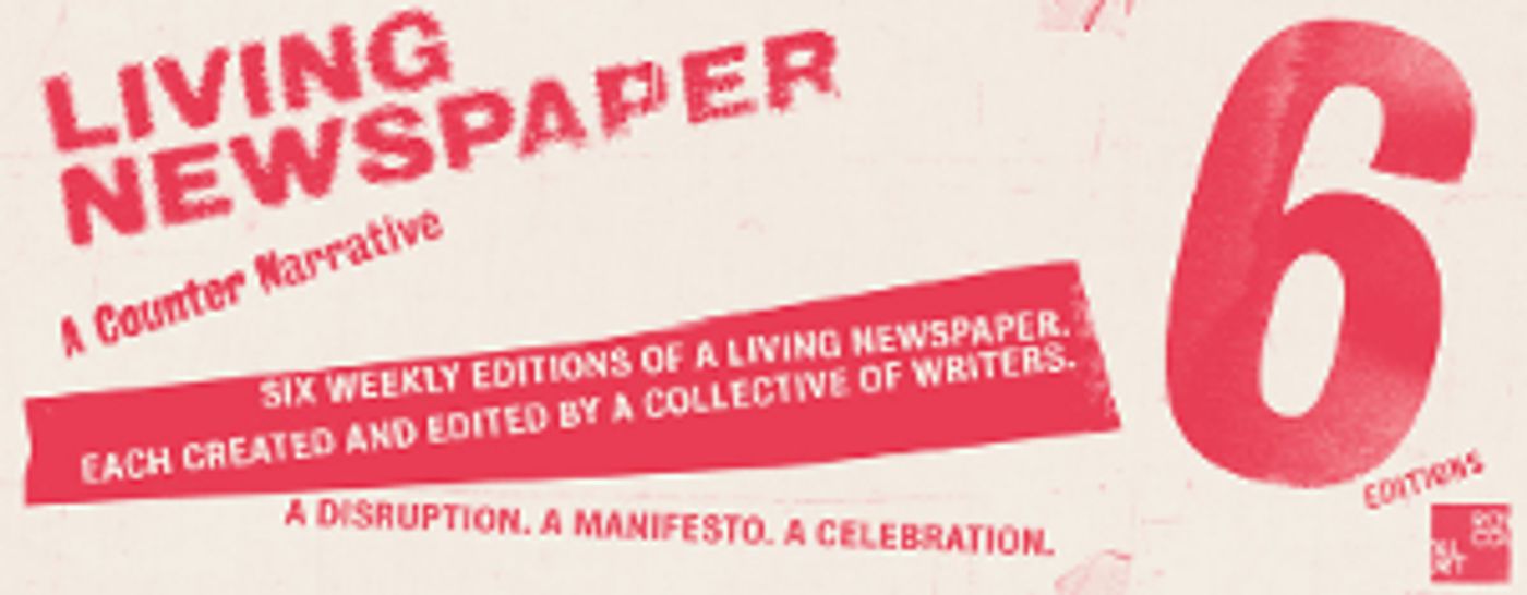 Writers For Edition 1 Of LIVING NEWSPAPER Announced  Image
