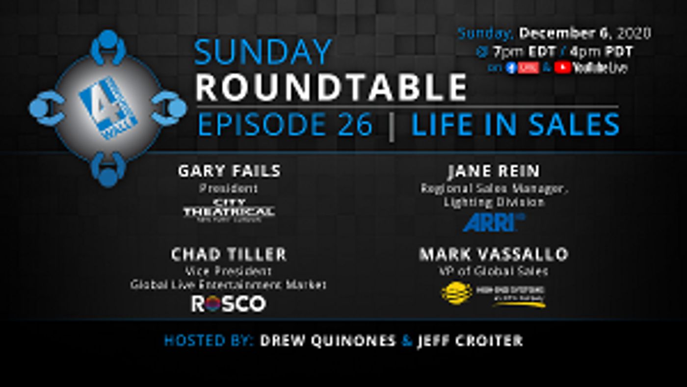 4Wall Sunday Roundtable Presents Panel on Life In Entertainment Industry Sales  Image