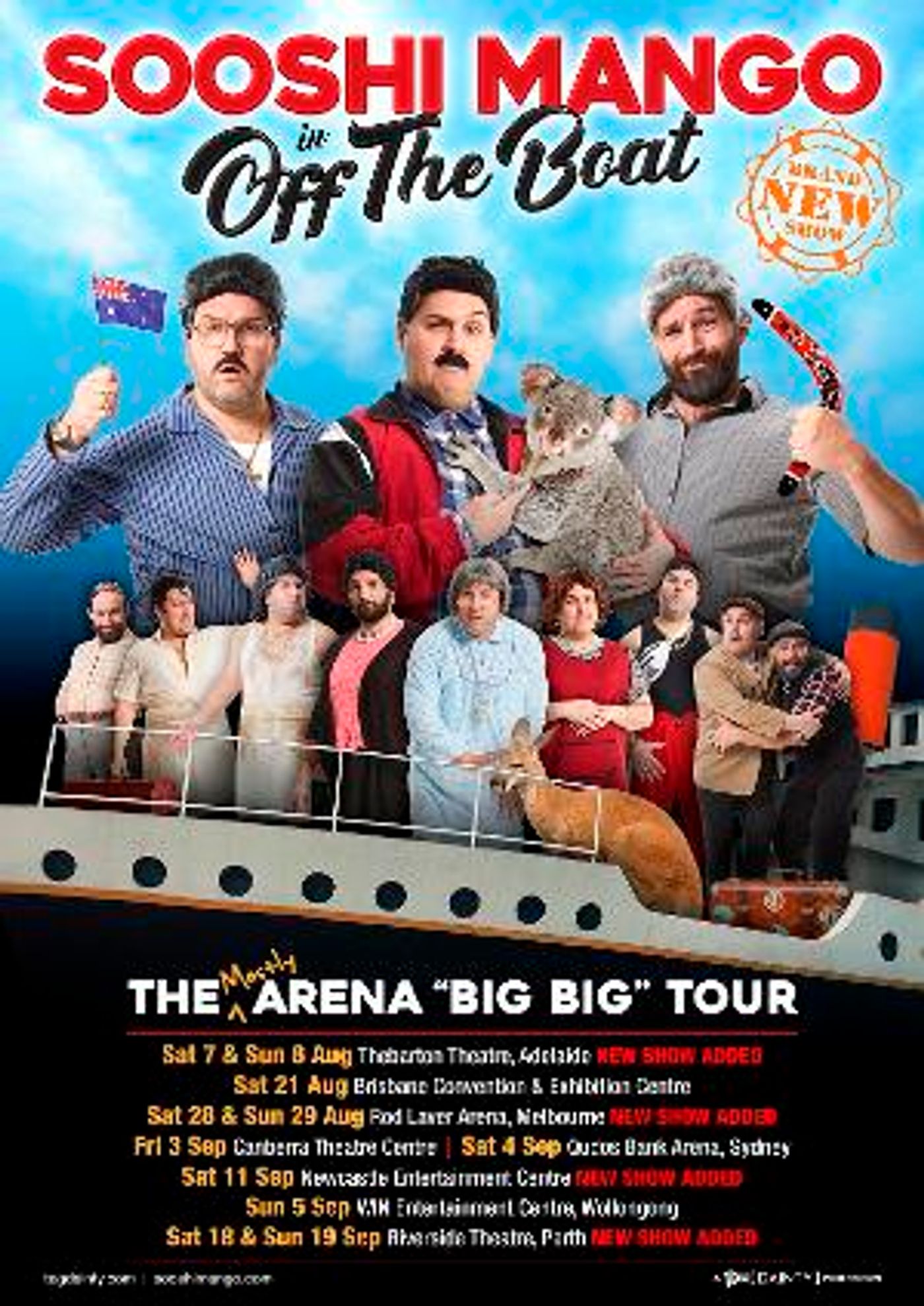 Sooshi Mango OFF THE BOAT Tour Breaks Record at Rod Laver Arena and Adds Additional Melbourne Show  Image