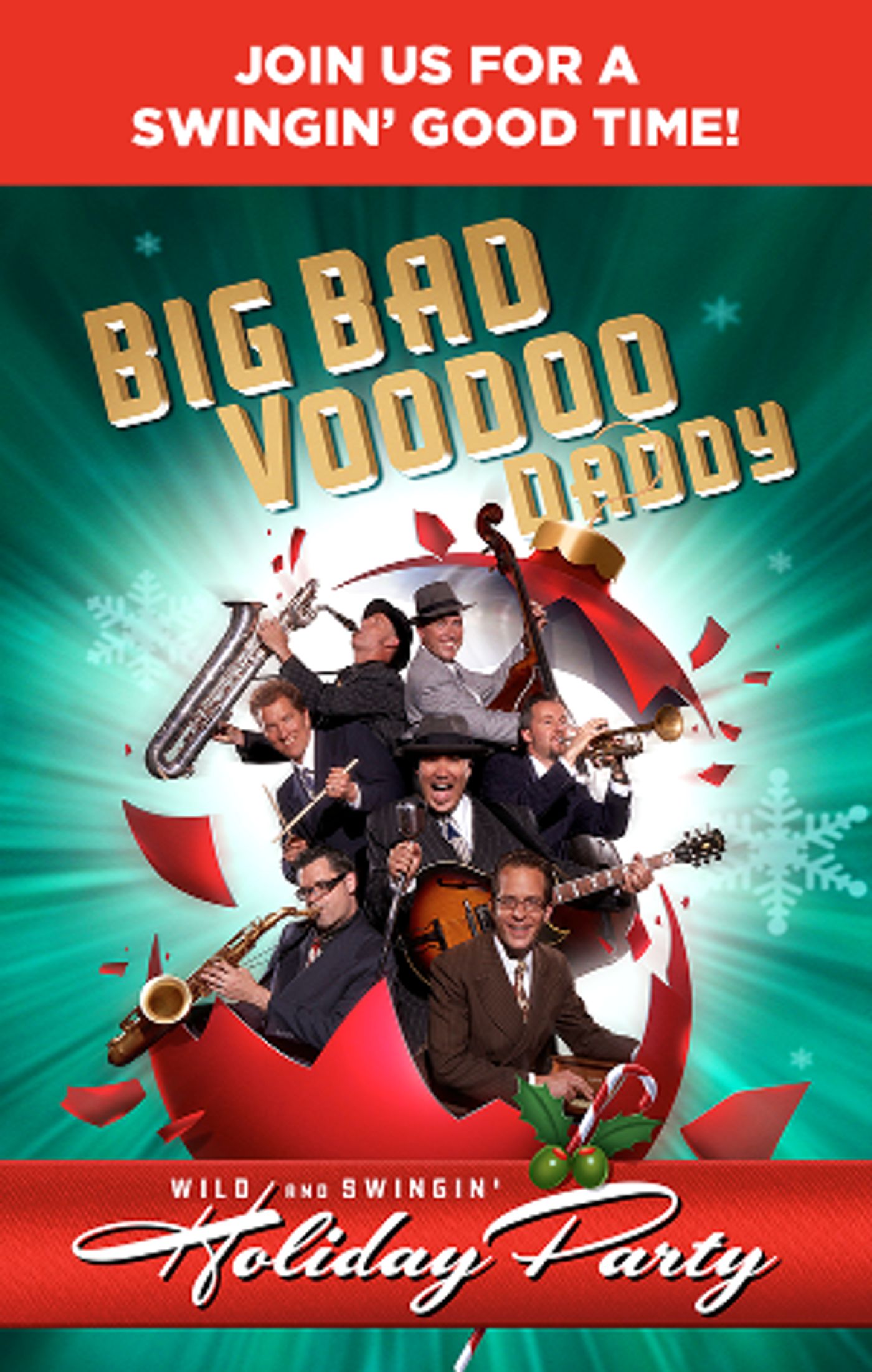 Join Big Bad Voodoo Daddy For A Swingin' Good Time!  Image