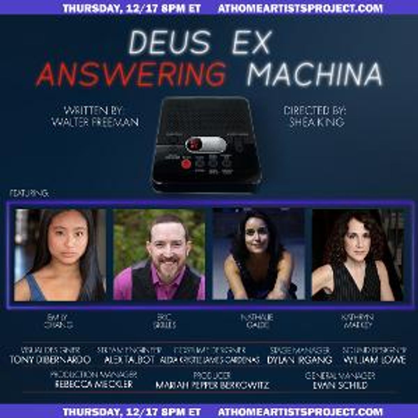 At Home Artists Project Presents DEUS EX ANSWERING MACHINA  Image