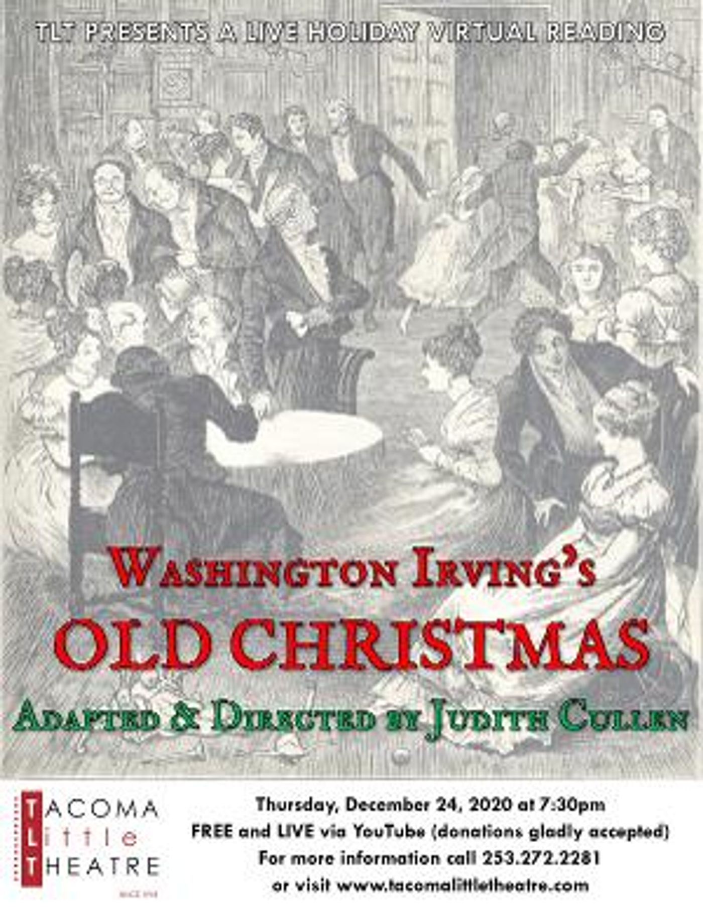 Tacoma Little Theatre Presents Washington Irving's OLD CHRISTMAS  Image