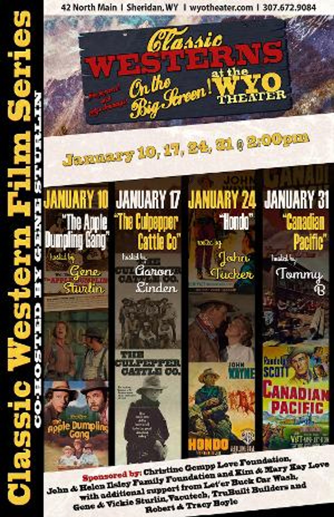 The WYO Announces Classic Western Film Series  Image