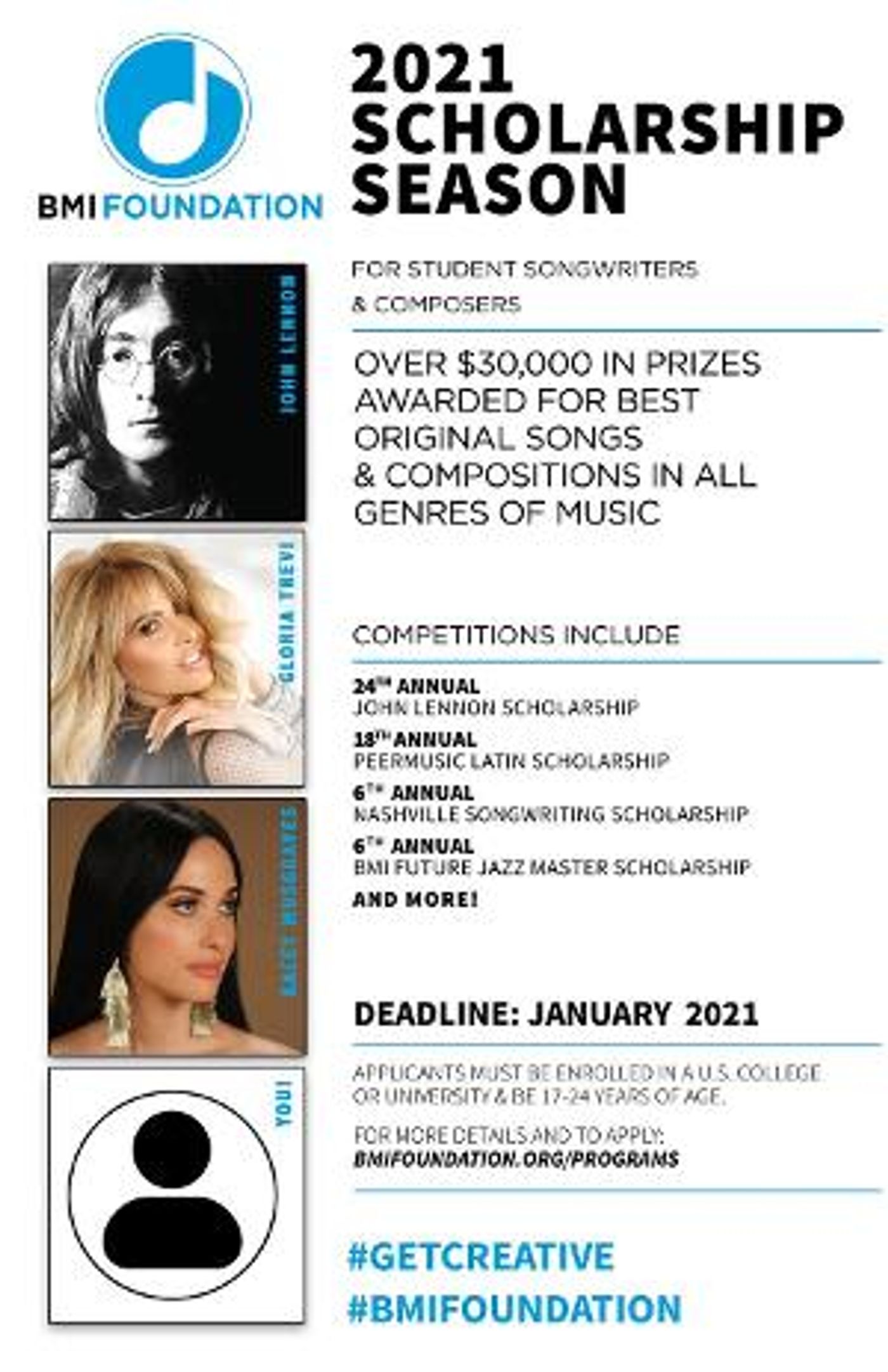 BMI Foundation Scholarship Deadlines Extended  Image