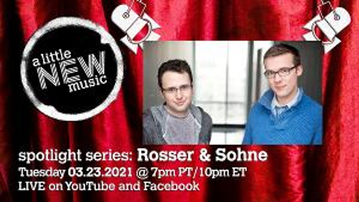 A LITTLE NEW MUSIC's Spotlight Series Presents Tim Rosser & Charlie Sohne  Image