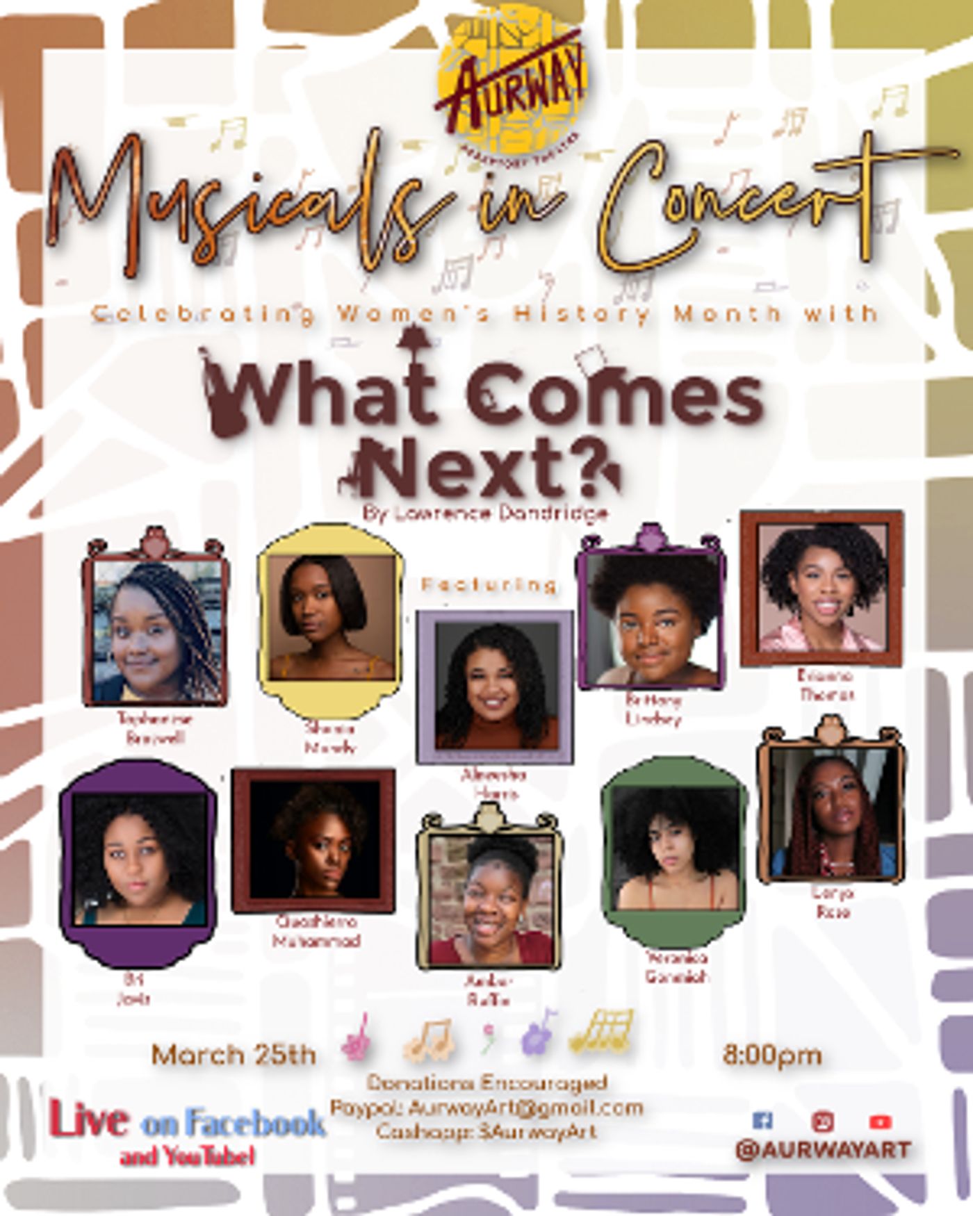 Aurway Celebrates Women's History Month With Virtual Concert  Image