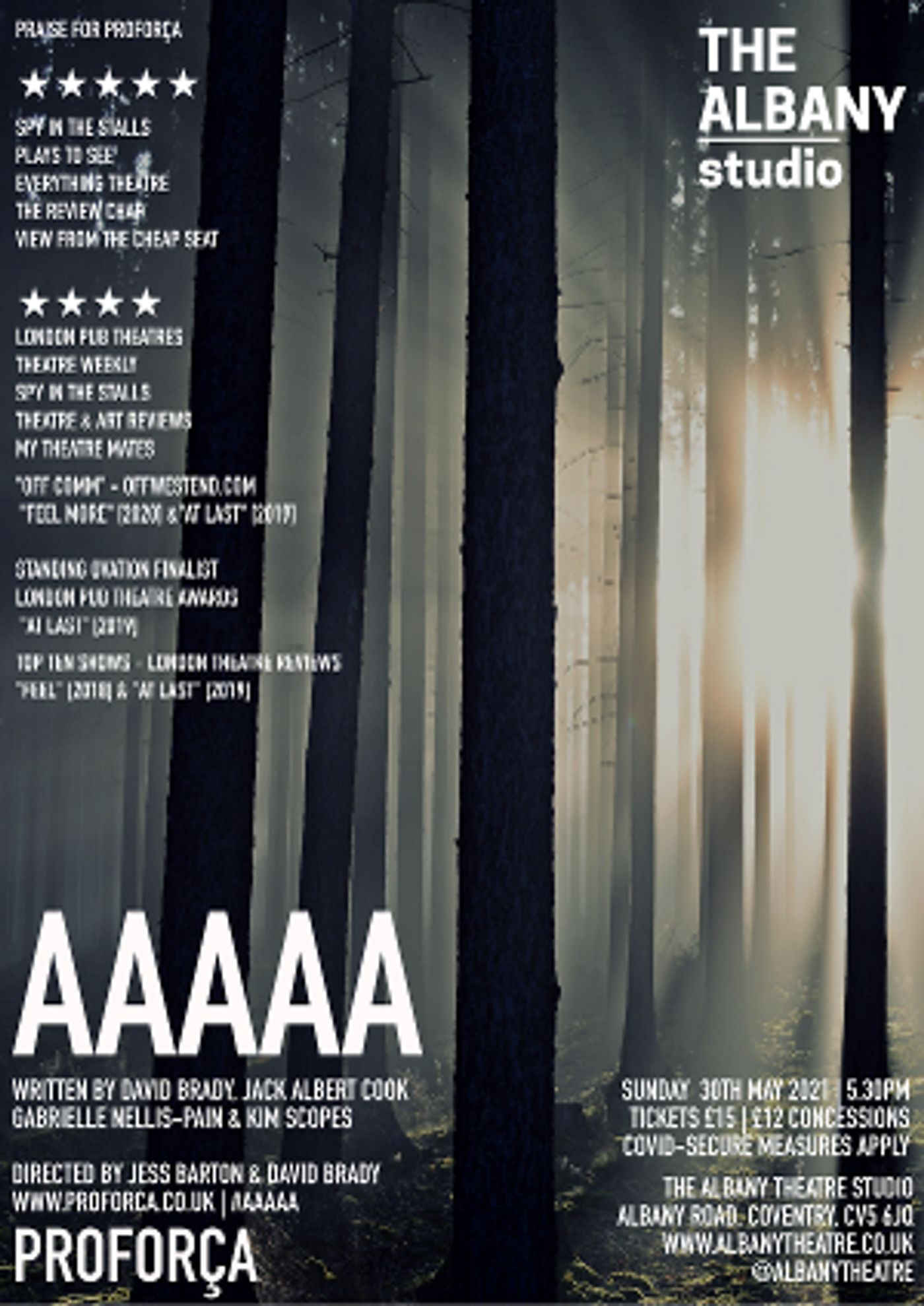 The Albany Theatre Returns to Live Events With AAAAA  Image