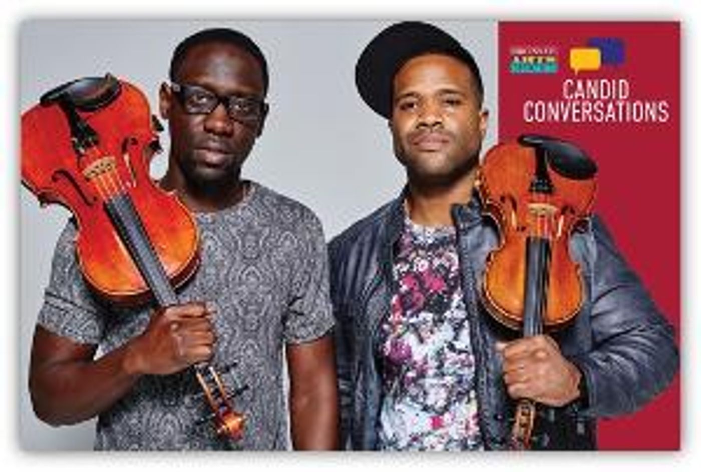 Candid Conversation Welcomes BLACK VIOLIN  Image