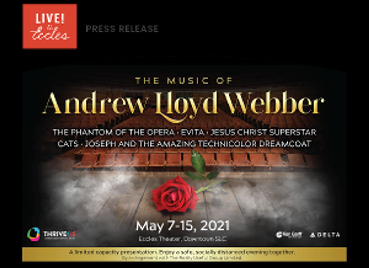 THE MUSIC OF ANDREW LLOYD WEBBER Comes to Salt Lake City This Spring  Image